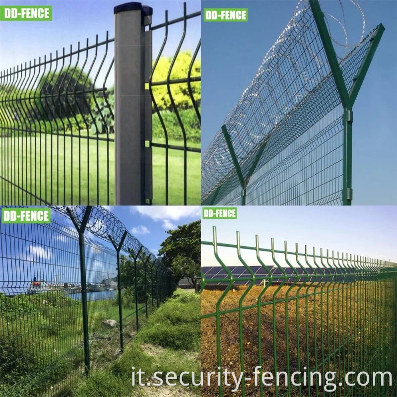 Fence del pannello a golf saldato in galvanizzato in metallo galvanizzato in pvc di alta qualità per la fattoria da giardino per la fattoria da giardino